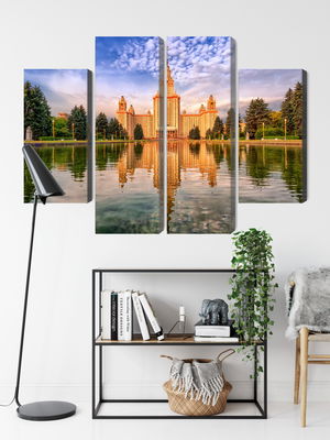 Ljuddämpande tavla - View of the building