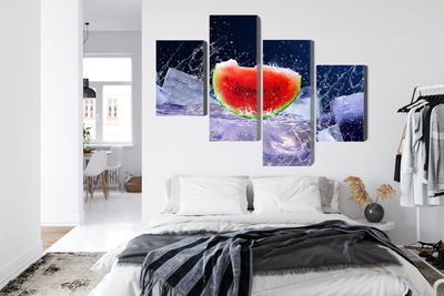 Ljuddämpande tavla - Watermelon on ice