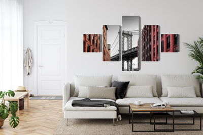 Ljuddämpande tavla - Manhattan bridge view