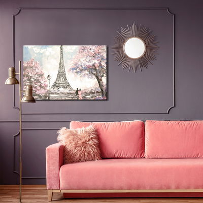 Ljuddämpande tavla - Romantic picture of Paris
