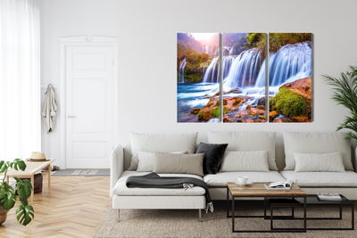 Ljuddämpande tavla - Jiulong waterfall in luoping