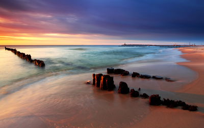 Ljuddämpande tavla - Sunrise over the baltic sea