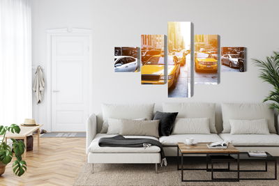 Ljuddämpande tavla - Taxi in the sunshine nyc