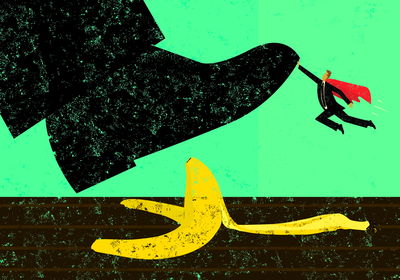 Ljuddämpande tavla - Banana peel and retro