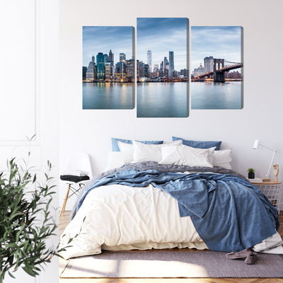 Ljuddämpande tavla - Panoramic view of the city