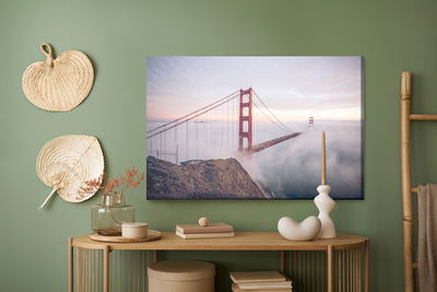 Ljuddämpande tavla - Bridge Golden Gate