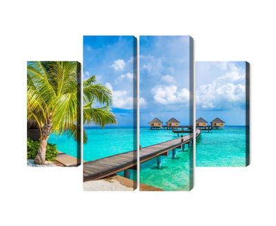 Ljuddämpande tavla - Floating houses