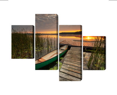 Ljuddämpande tavla - Summer sunrise