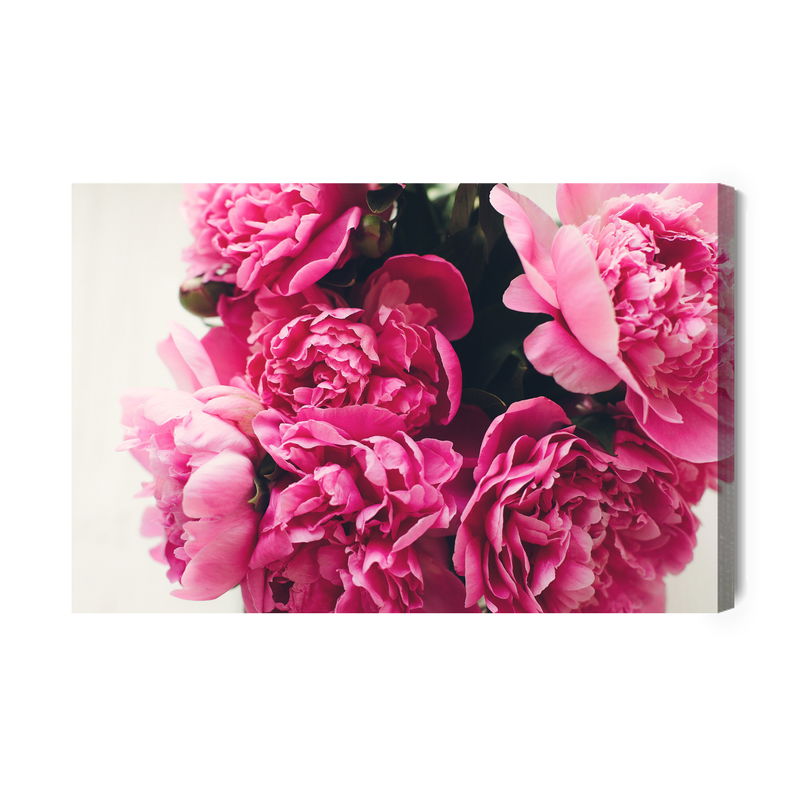 Ljuddämpande tavla - Bouquet of peony roses