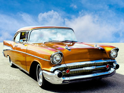 Ljuddämpande tavla - American vintage car