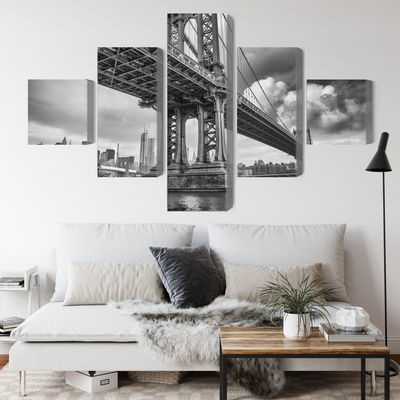 Ljuddämpande tavla - Manhattan bridge in New York