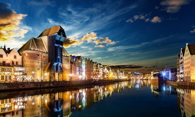 Ljuddämpande tavla - The gdansk wharf