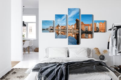 Ljuddämpande tavla - Panorama of gdansk