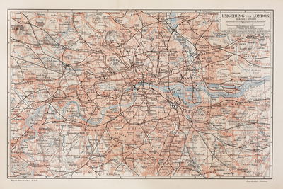 Ljuddämpande tavla - Map of London