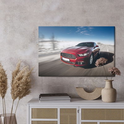 Ljuddämpande tavla - The car in motion