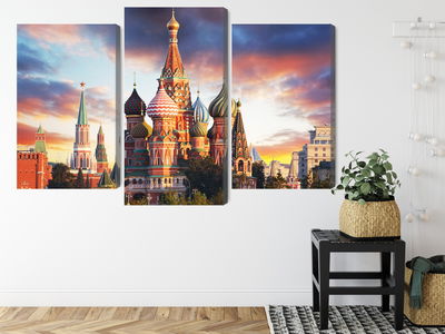 Ljuddämpande tavla - Moscow view of the red