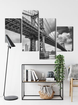 Ljuddämpande tavla - Manhattan bridge in New York