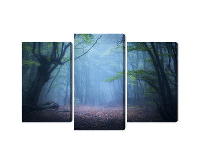 Ljuddämpande tavla - Hazy 3d forest landscape