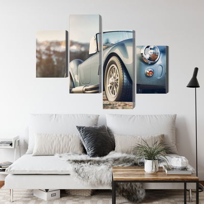 Ljuddämpande tavla - Classic retro car