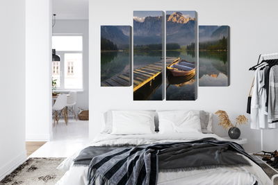 Ljuddämpande tavla - Wooden bridge over