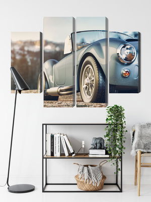 Ljuddämpande tavla - Classic retro car