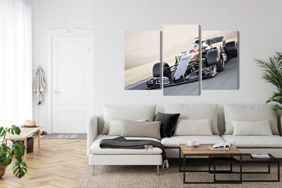 Ljuddämpande tavla - Formula 1 car