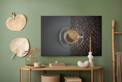 Ljuddämpande tavla - A glass of espresso