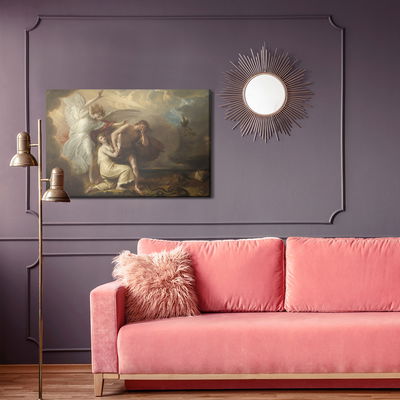 Ljuddämpande tavla - Benjamin west "exile of adam