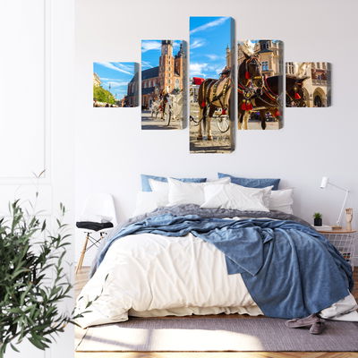 Ljuddämpande tavla - Horse carriages