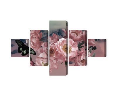 Ljuddämpande tavla - Bouquet of flowers