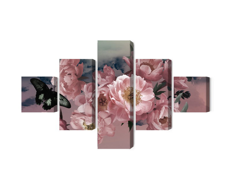 Ljuddämpande tavla - Bouquet of flowers