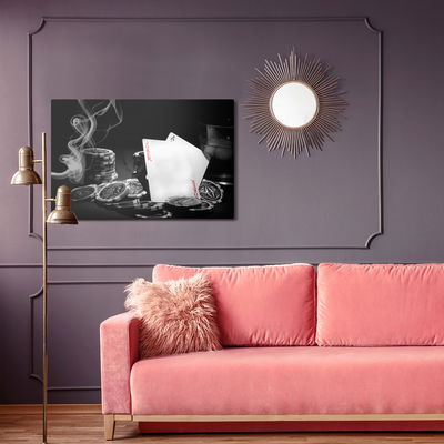 Ljuddämpande tavla - Poker set