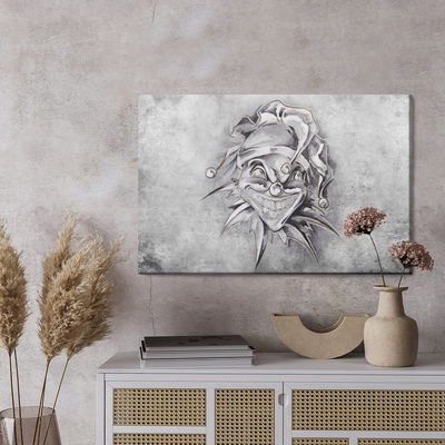 Ljuddämpande tavla - Sketched joker