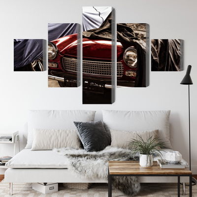 Ljuddämpande tavla - Italian retro car covered