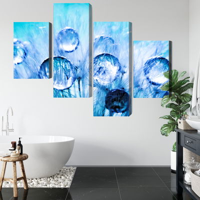 Ljuddämpande tavla - Dew drops on dandelion seeds