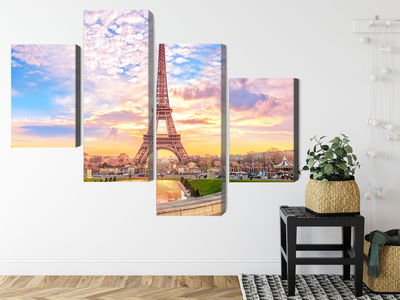 Ljuddämpande tavla - Eiffel tower in Paris