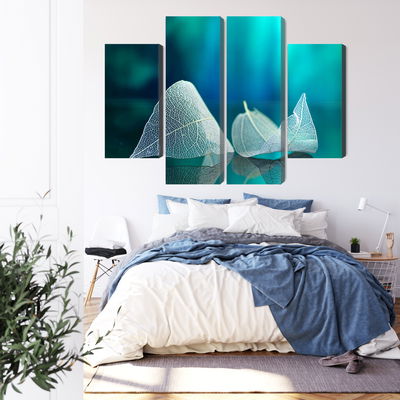 Ljuddämpande tavla - Delicate leaves close up