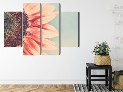 Ljuddämpande tavla - Blooming sunflower