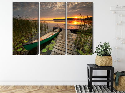 Ljuddämpande tavla - Summer sunrise