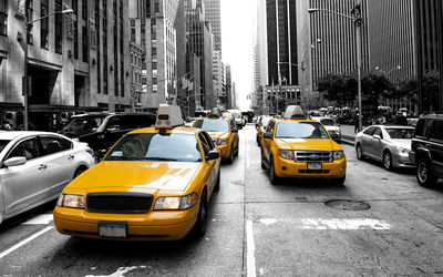 Ljuddämpande tavla - Taxis in New York