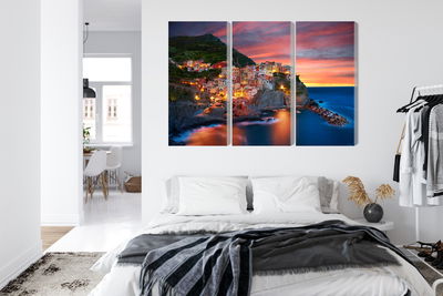 Ljuddämpande tavla - Manarola city in Italy