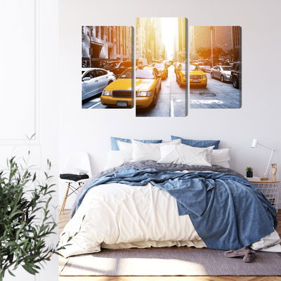 Ljuddämpande tavla - Taxi in the sunshine nyc