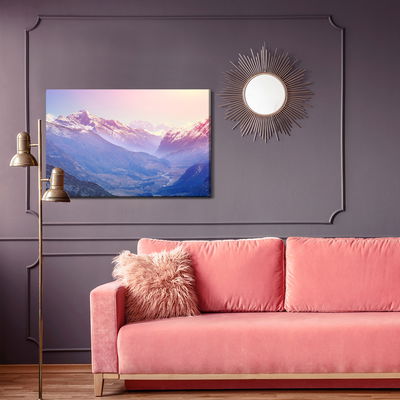 Ljuddämpande tavla - Amazing mountain country