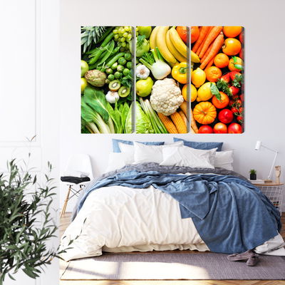 Ljuddämpande tavla - Fruits and vegetables