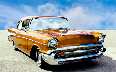 Ljuddämpande tavla - American vintage car