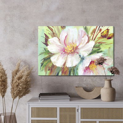 Ljuddämpande tavla - Wild peonies as painted