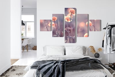 Ljuddämpande tavla - Spring 3d flowers