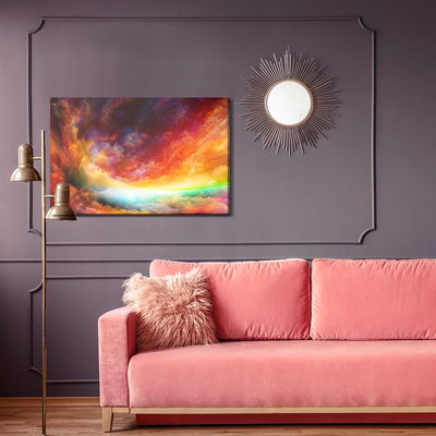 Ljuddämpande tavla - The abstract colors