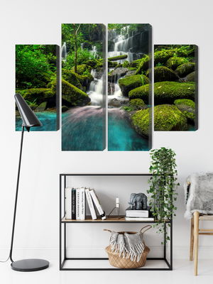 Ljuddämpande tavla - A beautiful waterfall