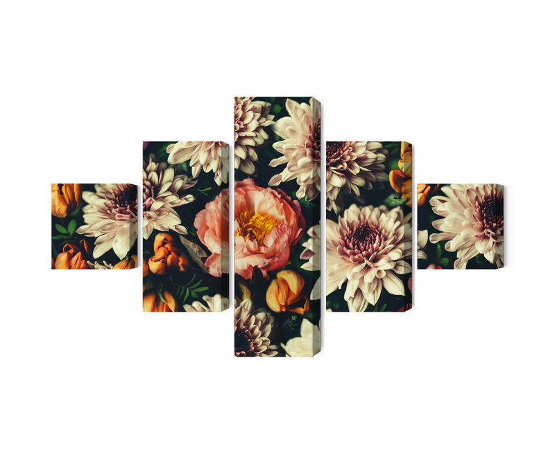 Ljuddämpande tavla - Variety of colorful 3d